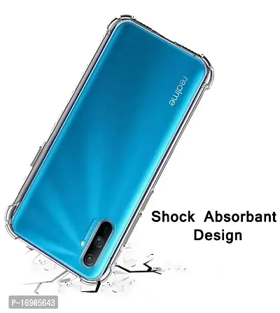 RRTBZ Transparent Soft Silicone TPU Flexible Back Cover Compatible for Realme C3-thumb4