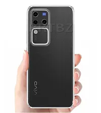 Soft Silicone TPU Back Cover Compatible for Vivo V30 Pro-thumb2