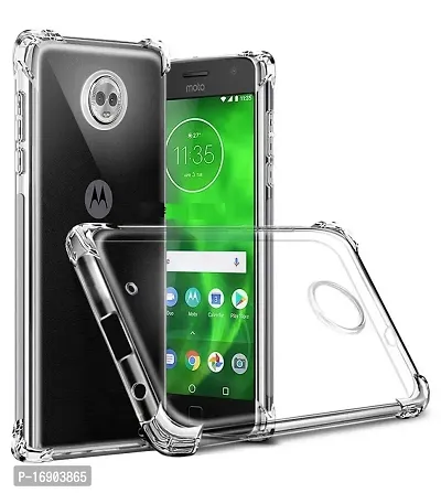 RRTBZ Transparent TPU Case Cover Compatible for Motorola Moto G6