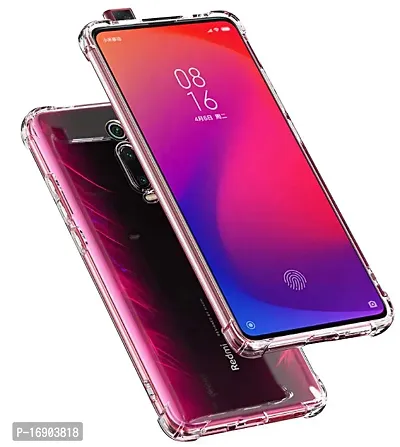 RRTBZ Xiaomi Redmi K20 / Xiaomi Redmi K20 Pro Case Back Cover [Drop Defense Series] Full Body Protective Soft Phone Mobile Cover with Screen Camera Protection Corner(Transparent)-thumb2