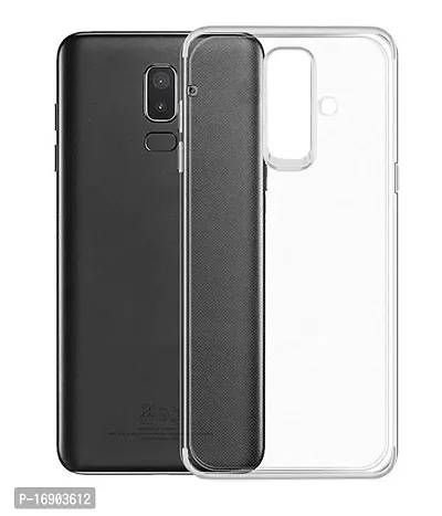 RRTBZ Transparent TPU Case Cover Compatible for Samsung Galaxy J8