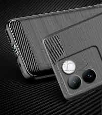 Stylish Silicon Back Cover Compatible For Iqoo Z7 Pro 5G / Vivo T2 Pro 5G -Black-thumb4