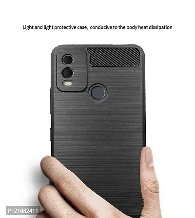 RRTBZ Soft Armor Back Case Compatible for Nokia C22 -Black-thumb4