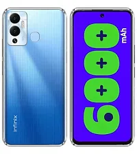 RRTBZ Transparent Soft Silicone TPU Flexible Back Cover Compatible for Infinix Hot 12 Play-thumb1