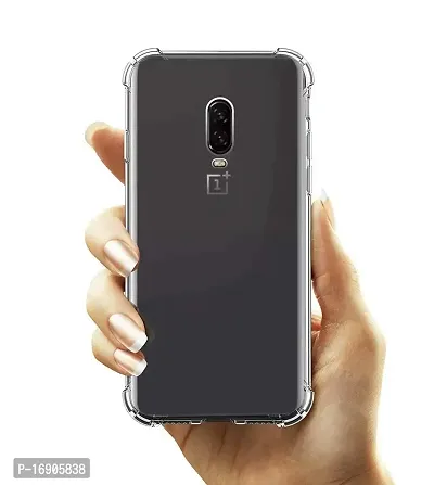 RRTBZ Silicon Transparent TPU Case Cover Compatible for OnePlus 7-thumb2