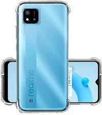 RRTBZ Transparent Soft Silicone TPU Flexible Back Cover Compatible for Realme C20-thumb3