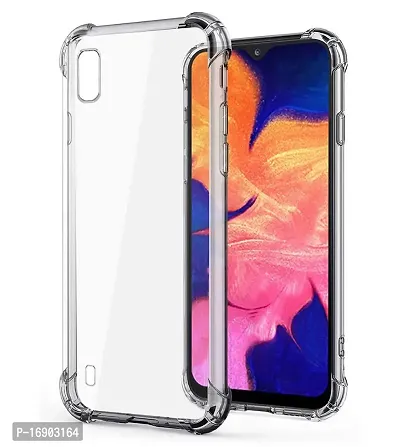 RRTBZ Back Cover Case Compatible for Samsung Galaxy A10 Soft Silicone TPU Flexible Back Cover Compatible for Samsung Galaxy A10 (Transparent)