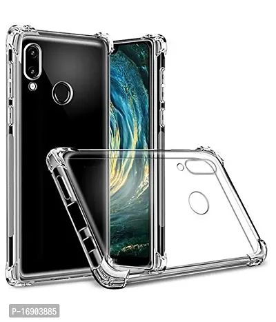 RRTBZ Soft Silicone Transparent Back Cover Compatible for Vivo Y95