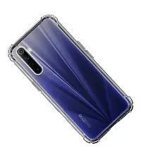 RRTBZ Transparent Soft Silicone TPU Flexible Back Cover Compatible for Realme 6-thumb2