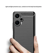 RRTBZ Soft Armor Back Case Compatible for Poco F5 5G -Black-thumb3