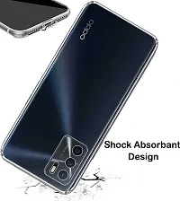 RRTBZ Transparent Soft Silicone TPU Back Cover Compatible for Oppo A16-thumb3