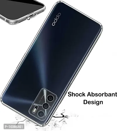 RRTBZ Transparent Soft Silicone TPU Back Cover Compatible for Oppo A16-thumb4