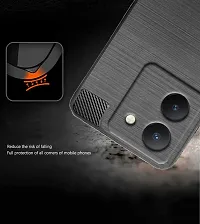 RRTBZ Soft Armor Back Case Compatible for Vivo Y36 -Black-thumb2