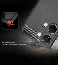 Rrtbz Soft Armor Back Case Compatible For Oneplus Nord 3 5G / 1+Nord 3 -Black-thumb2