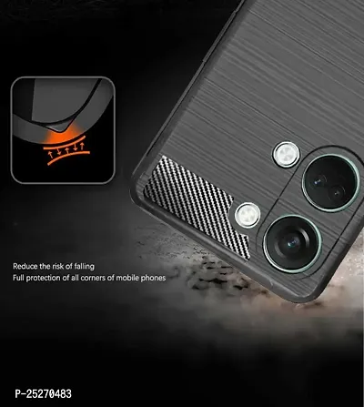 Rrtbz Soft Armor Back Case Compatible For Oneplus Nord 3 5G / 1+Nord 3 -Black-thumb3