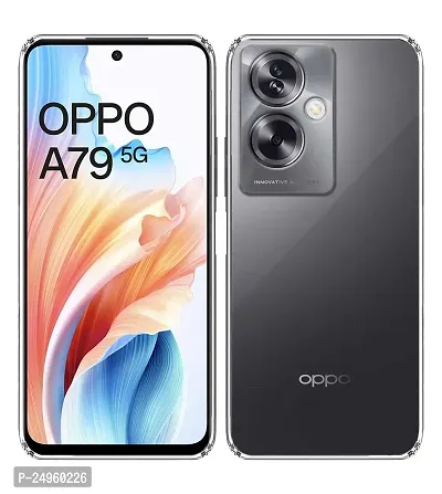 Stylish Silicon Back Cover Compatible For Oppo A79 5G-thumb2