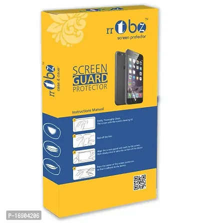 RRTBZ Anti Shock Impossible Flexible Transparent Screen Protector Guard Compatible for