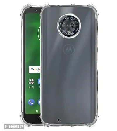 RRTBZ TPU Transparent Case Cover Compatible for Motorola Moto G6