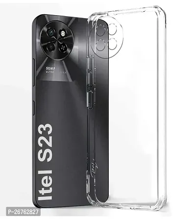 Classic Soft TPU Back Cover Compatible For Itel S23-thumb0