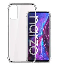 RRTBZ Soft Flexible Silicone Transparent Back Cover Compatible for Realme Narzo 30 Pro 5G-thumb1