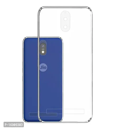 RRTBZ Transparent Soft Silicone TPU Flexible Back Cover Compatible for JioPhone Next