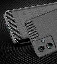 Rrtbz Soft Armor Back Case Compatible For Motorola Moto G14 / Motorola G14 -Black-thumb4