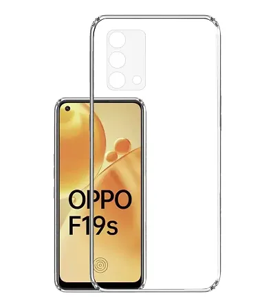 RRTBZ Soft Flexible Silicone Back Cover Compatible for Oppo F19s, A74 4G, F19