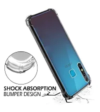 RRTBZ Soft Silicone Flexible Side Transparent Back Cover Compatible for Infinix Hot 8-thumb2