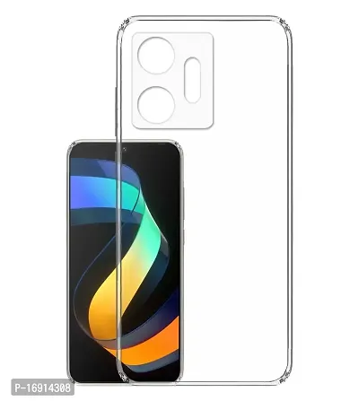 RRTBZ Soft Flexible Back Case Cover Compatible for Infinix Zero 20 (Transparent TPU)