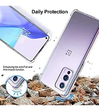 RRTBZ Silicon Transparent TPU Case Cover Compatible for OnePlus 9/1+9-thumb2