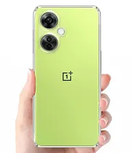 RRTBZ Soft Back Case Cover Compatible for OnePlus Nord CE 3 Lite 5G / 1+Nord CE3 Lite (Transparent TPU)-thumb3