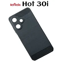 RRTBZ Soft Flexible Hybrid Armor Back Case Cover Compatible for Infinix HOT 30i (Hybrid Armor)-thumb2