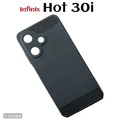 RRTBZ Soft Flexible Hybrid Armor Back Case Cover Compatible for Infinix HOT 30i (Hybrid Armor)-thumb3