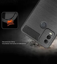 RRTBZ Soft Armor Back Case Compatible for Nokia C22 -Black-thumb2