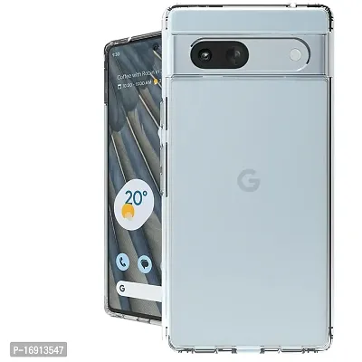 RRTBZ Soft Back Case Cover Compatible for Google Pixel 7a (Transparent TPU)