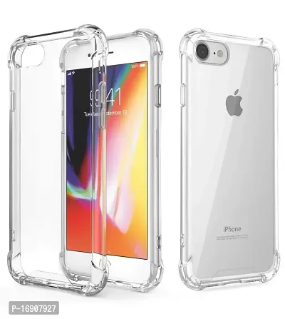 RRTBZ Soft Silicone Flexible Side Transparent Back Cover Compatible for iPhone 8 Plus/iPhone 8+ / iPhone 7 Plus/iPhone 7+-thumb2