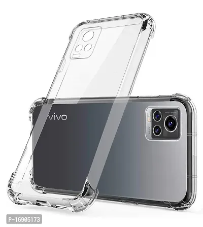 RRTBZ Transparent Soft Silicone TPU Flexible Back Cover Compatible for Vivo V20 / Vivo V 20-thumb3