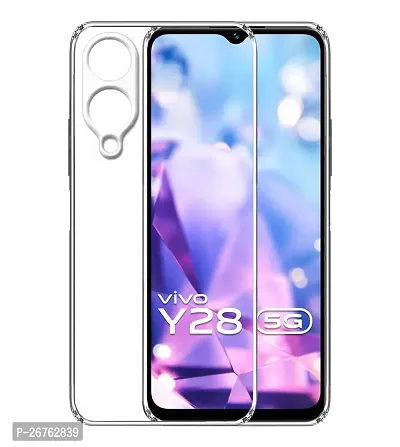 Classic Soft TPU Back Cover Compatible For Vivo Y28 5G-thumb0