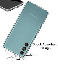 RRTBZ Soft Back Case Cover Compatible for Samsung Galaxy M14 5G (Transparent TPU)-thumb2