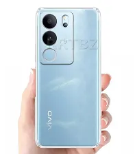 Stylish Silicon Back Cover Compatible For Vivo V29 5G-thumb2