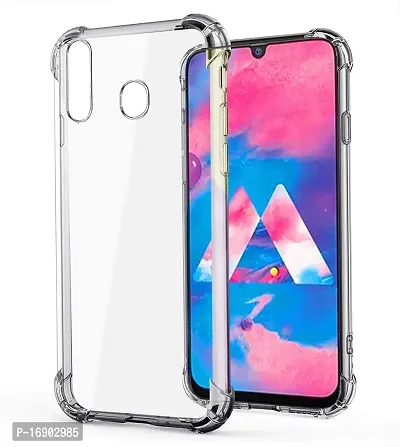 RRTBZ Transparent Soft Silicone TPU Flexible Back Cover Compatible for Samsung Galaxy A70