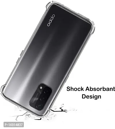 RRTBZ Transparent Soft Silicone TPU Flexible Back Cover Compatible for Oppo A74 5G-thumb4