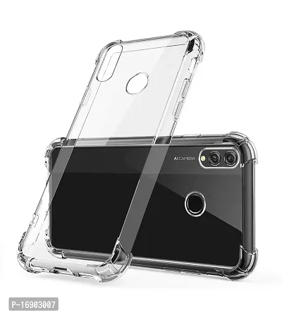 RRTBZ Transparent Soft Flexible TPU Case Cover Compatible for Huawei Honor 10 Lite