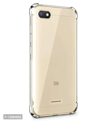 RRTBZ Soft TPU TPU Case Cover Compatible for Xiaomi Redmi 6A Transparent