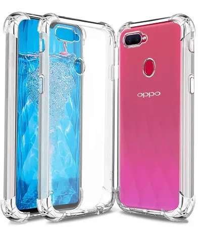 RRTBZ Transparent TPU Case Cover Compatible for Oppo A7