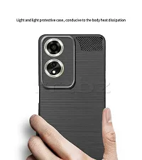 Classic Soft Armor Back Case Compatible For Oppo A59 5G , Black-thumb3