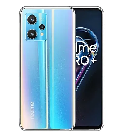 RRTBZ Soft TPU Transparent Back Case Cover Compatible for Realme 9 Pro+ / Realme 9 Pro Plus