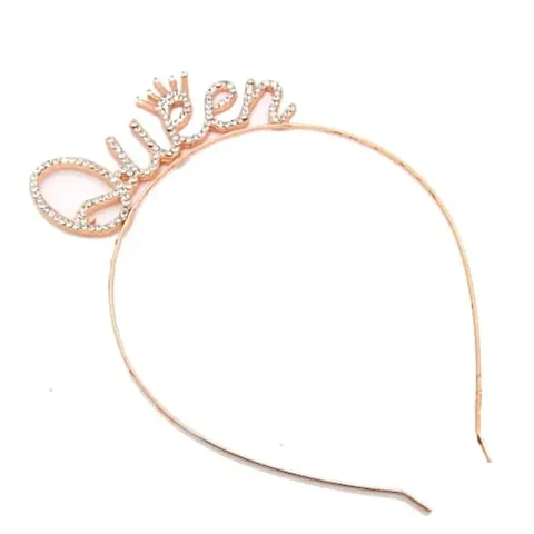 FAVELA Queen Cz Stone Crown Headband