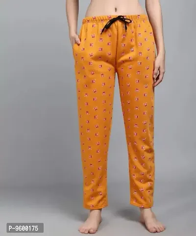 Trendy Cotton Printed Pyjama Pants For Women-thumb0