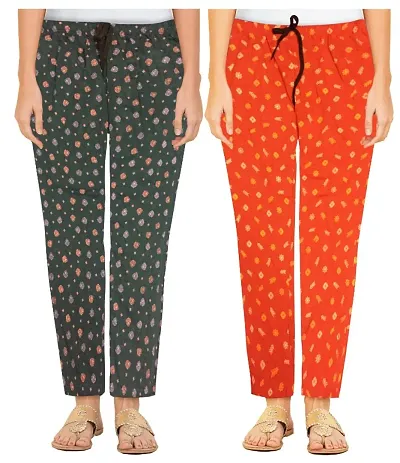 The Pajama Factory Shimmer Legging Ankle Length Bottom Wear for Womens  Ladies & Girls